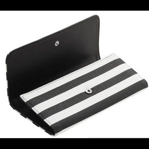 Kut From The Kloth Wallet Black White Stripe